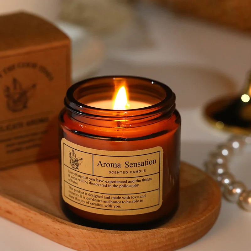 Smokeless Aromatic Scented Candle Handmade Soybean Wax Candles