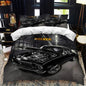 Luxury New 3D Print Sports Car Supercar Bedding Set