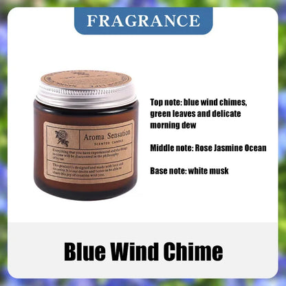 Smokeless Aromatic Scented Candle Handmade Soybean Wax Candles