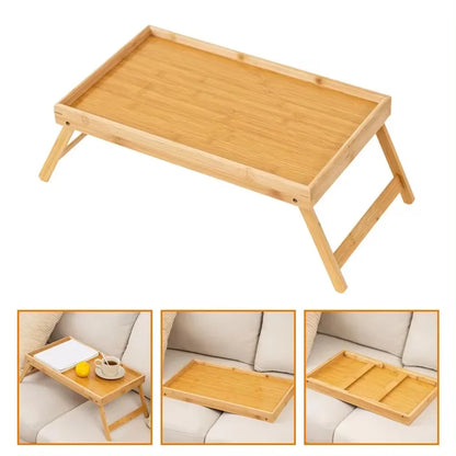 Wooden Foldable Table Adjustable Stand Portable Camping Picnic Desk Drawing Table