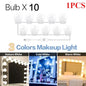 Mirror Light Bulbs Vanity Light USB Power Bathroom Dressing Table Lighting Dimmable LED Vanity Light For Makeup Mirror LED Light