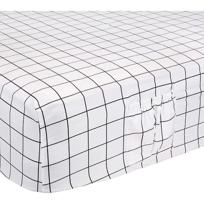 Soft Microfiber 4Piece Bed Sheet Set W / Elastic Side Pockets for Full Size Beds