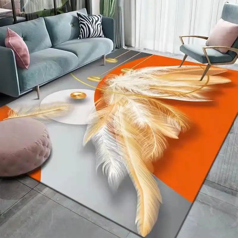 Nordic Minimalist Style Carpets for Living Room Teenager Room