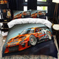 Luxury New 3D Print Sports Car Supercar Bedding Set