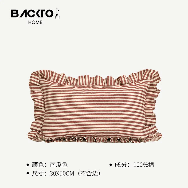 Candy Series 100% Cotton Pillowcase Nordic Style Sofa Living Room