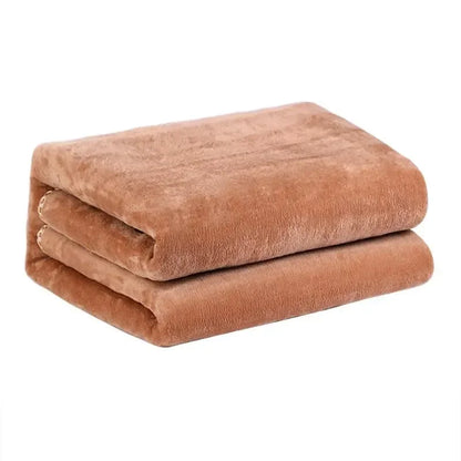 220V Coral Fleece Throw Heated Electric Sheet Heating Blanket Mattress