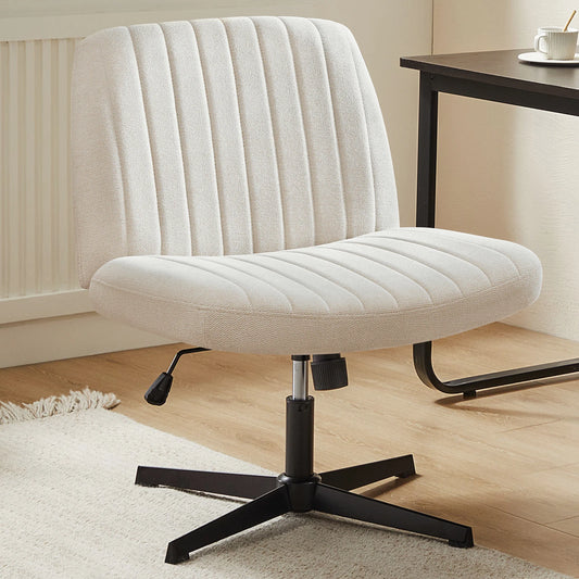JHK Cross Legged Office Living Room Rocking Gaming Chair Adjustable Swivel