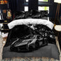 Luxury New 3D Print Sports Car Supercar Bedding Set