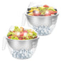 2 Pcs 50oz Large Capacity Cold Serving Dish