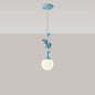 Children's room pendant princess bed cartoon boy girl Nordic creative Pegasus baby lamp