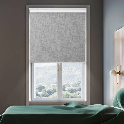 100 Blackout Roller Window Shades Window Blinds Cordless W /Thermal Insulated