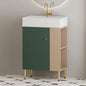 21.6" Bathroom Vanity with Single Sink, Standing Cabinet W /  Side Storage