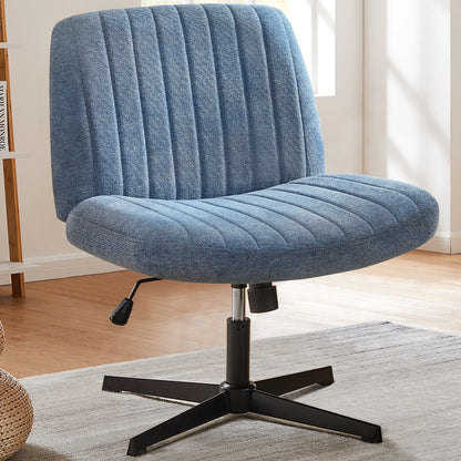 JHK Cross Legged Office Living Room Rocking Gaming Chair Adjustable Swivel