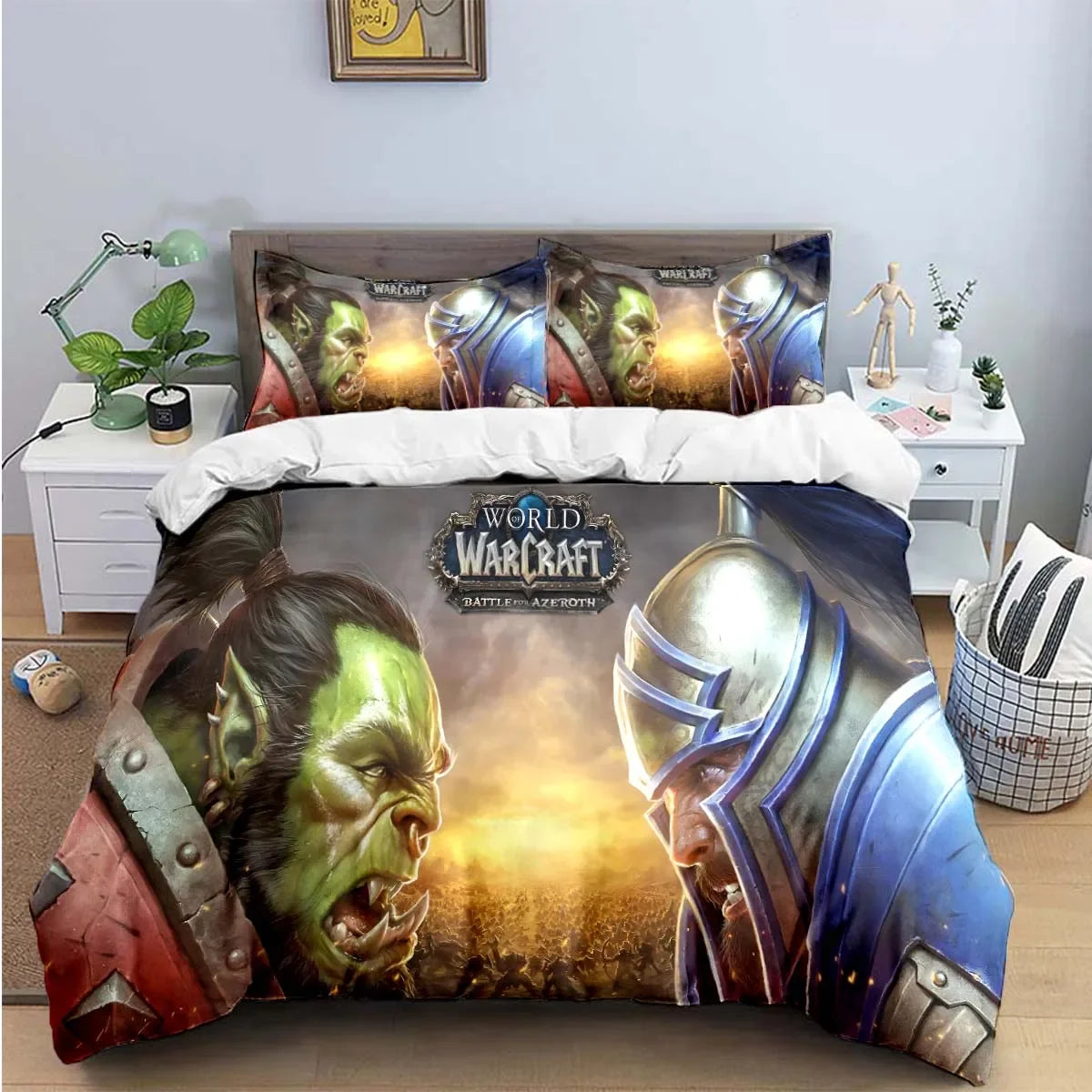 Hot Fashion 3D Game W-Warcraft Print Bedding Sets Bed Supplies