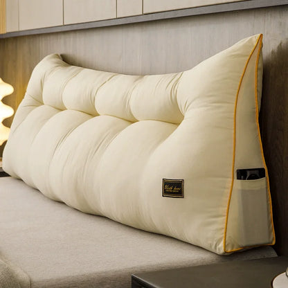 Removable Large Bed Backrest Cushion Ergonomic Triangular