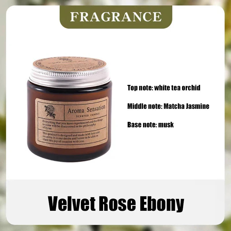 Smokeless Aromatic Scented Candle Handmade Soybean Wax Candles