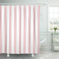 Striped Shower Curtain, Colorful White Modern Fashion