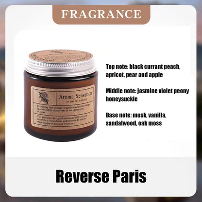 Smokeless Aromatic Scented Candle Handmade Soybean Wax Candles