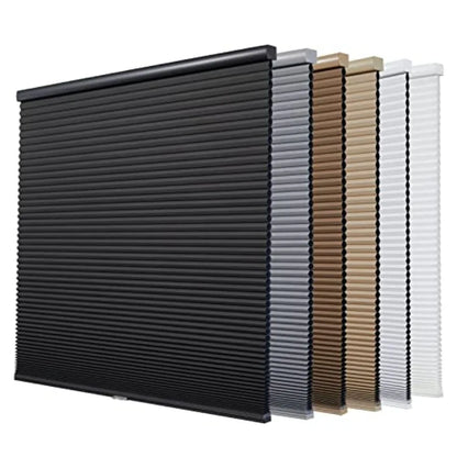 Custom Blackout Cellular Window Shades Cordless Blinds Honeycomb Blinds for Windows 23W x48H Window Shades for Home Room