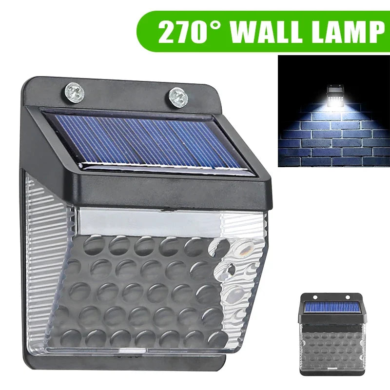 30 LED Solar Light PIR Motion Sensor Wall Light Outdoor Solar Lamp Waterproof