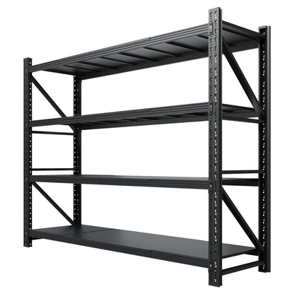 7000lb Heavy Duty Steel Shelves 79"W, Garage/Warehouse/Storage Rack