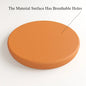 Premium Memory Foam Round Cushion PU Leather