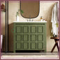 36" Freestanding Bathroom Vanity with Ceramic Sink, Wood Cabinet