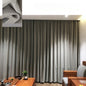Gray Velvet Curtains Luxury Soft Chenille Blackout