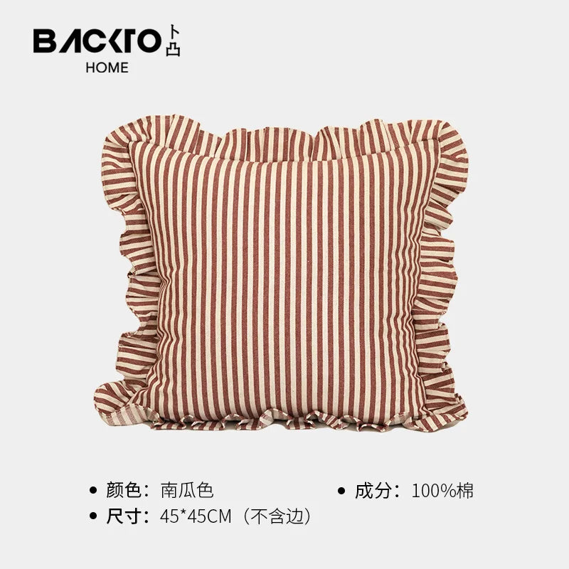 Candy Series 100% Cotton Pillowcase Nordic Style Sofa Living Room
