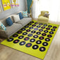3D Classical Music Vintage Vinyl Record Area Rug, Carpet Rug for Living Room