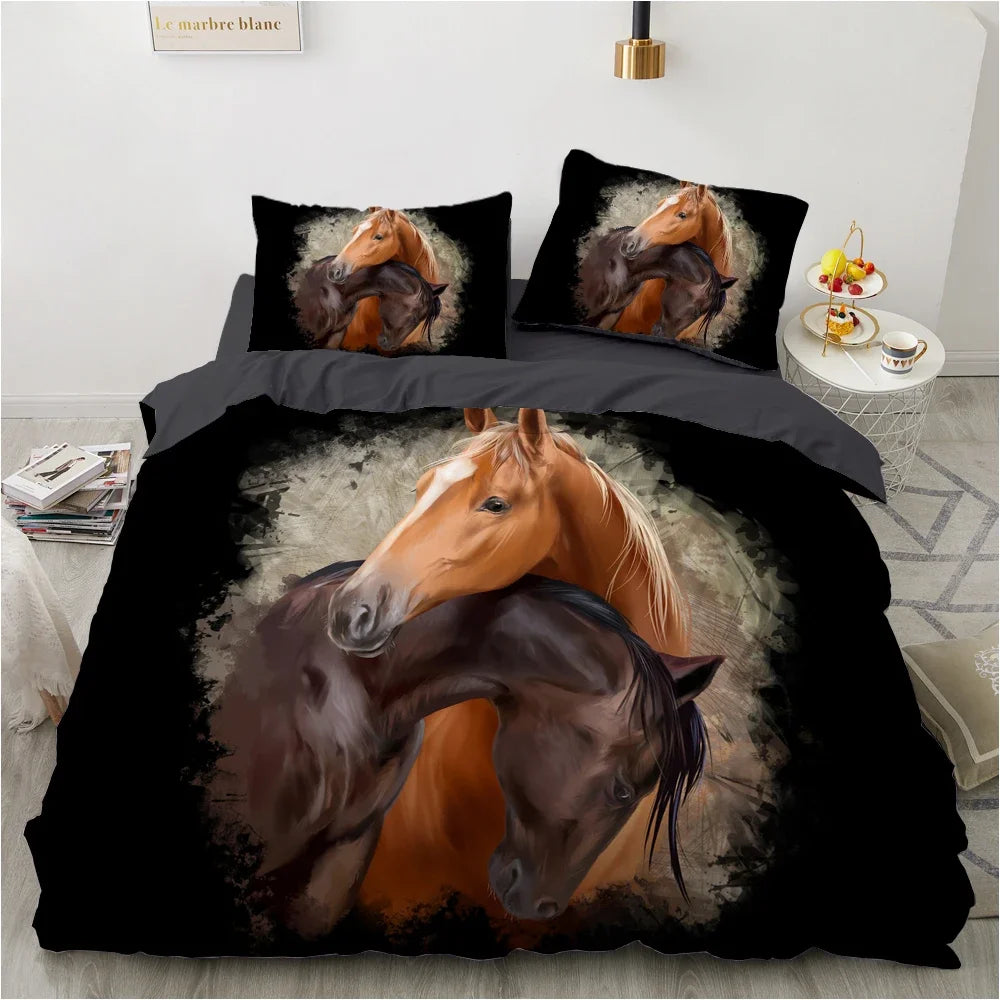Luxury 3D Bedding Set Europe Queen King Double Duvet Cover Set
