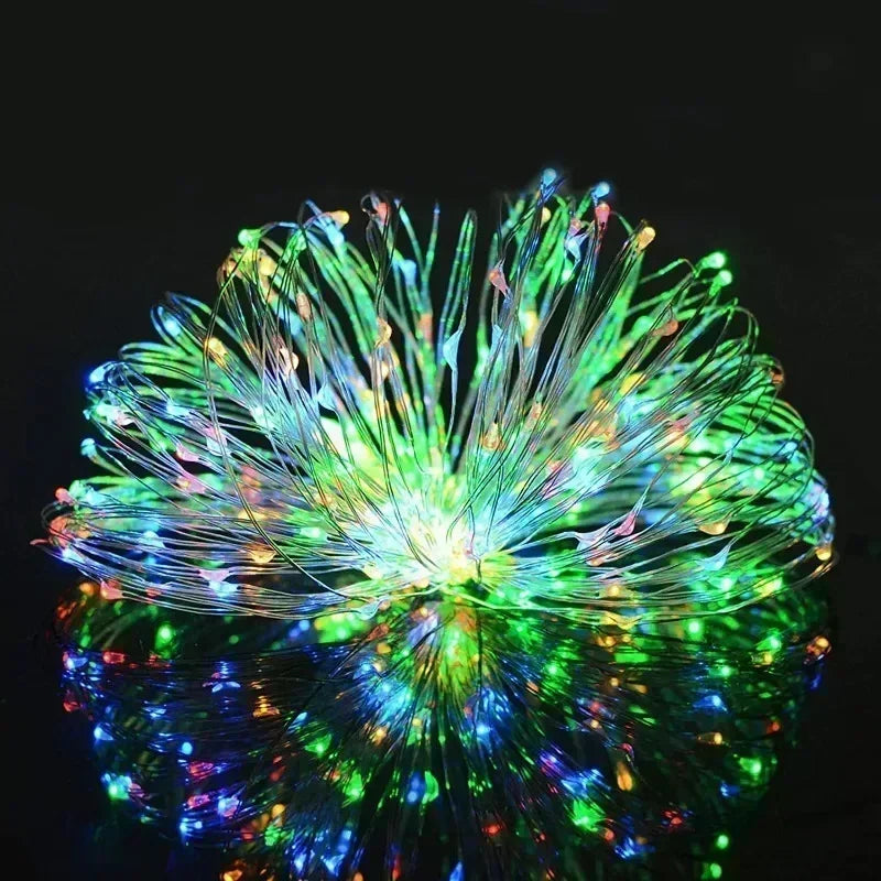 Solar Led Fairy Light Outdoor Festoon Led Waterproof Garland String Lights