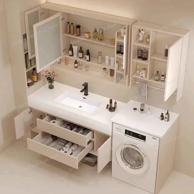 Toilet Makeup Bathroom Cabinet White Drawers Dressers Accessories