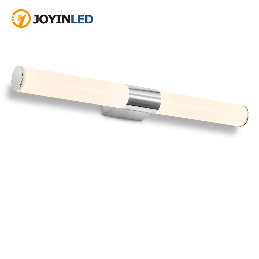 JOYINLED Nordic Interior Fixture Light Bathroom Mirror Vanity Light Sconce Fixture Chrome Vanity Light for Bathroom Bedroom