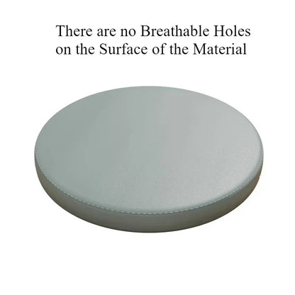 Premium Memory Foam Round Cushion PU Leather