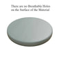 Premium Memory Foam Round Cushion PU Leather