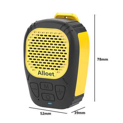 Wearable Bluetooth-Compatible5.3 Speaker Waterproof Mini Speaker Up To 30 Hours Battery Life Support TF Card Playback with Strap