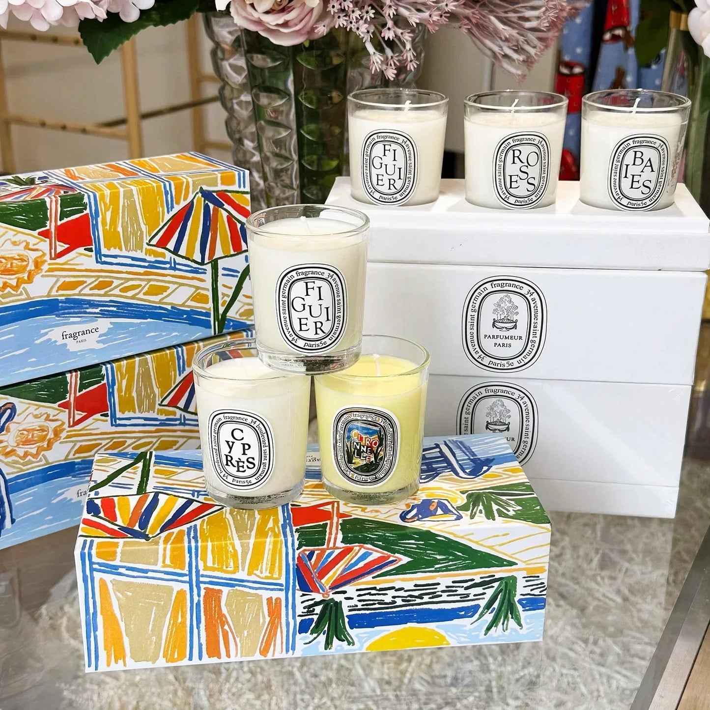 Aromatherapy Candle Natural Plant Scented Candles French Fragrance