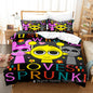 Sprunk Bedding Set Incretion 3D Printed Music Game Duvet Cover