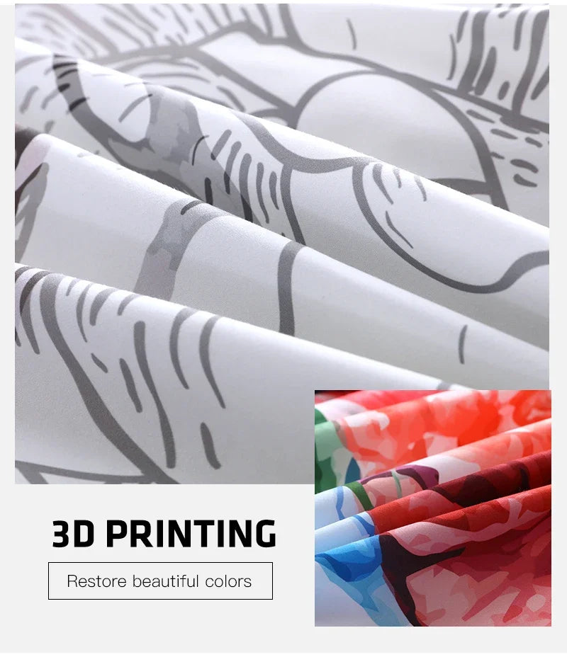 Sprunk Bedding Set Incretion 3D Printed Music Game Duvet Cover