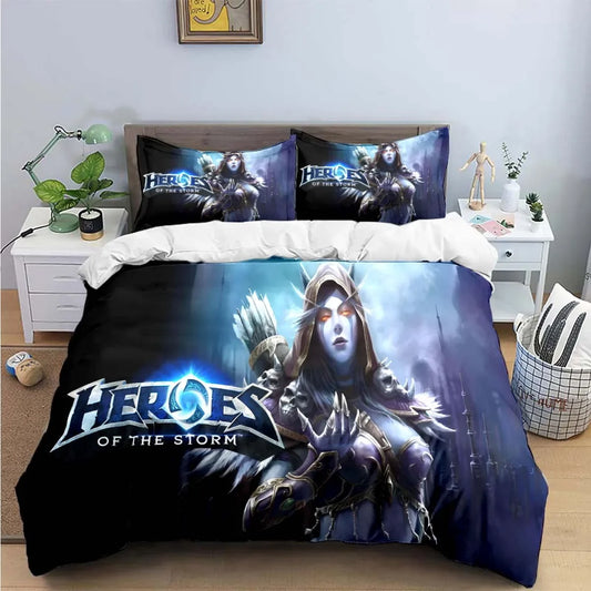 Hot Fashion 3D Game W-Warcraft Print Bedding Sets Bed Supplies