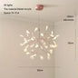 Ceiling Chandelier Nordic Hanging Living Room Chandelier Modern Kitchen Firefly Lamp Round Chandelier Lighting