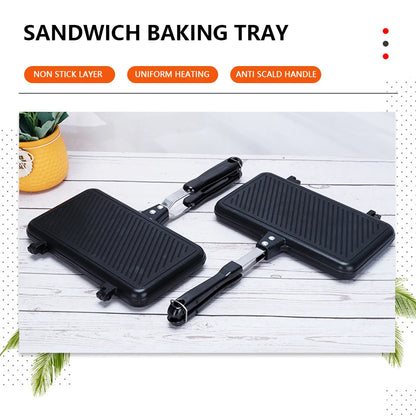 Nonstick Sandwich Baking Pan Multi-function Bread Toast Frying