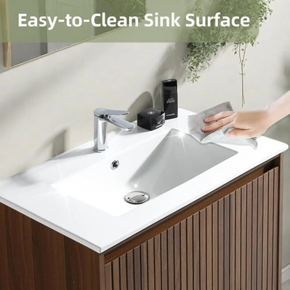 30 Inch Bathroom Vanity with Sink, Modern Design for Small Spaces