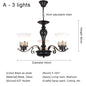 Vintage Chandelier Glass Pendant Lamp Indoor Lighting for Living Room Bedroom Kitchen Lustres Retro Loft Hanging Light Fixture