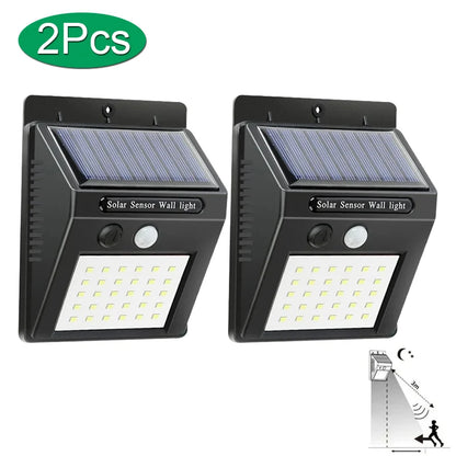30 LED Solar Light PIR Motion Sensor Wall Light Outdoor Solar Lamp Waterproof