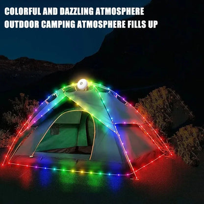 Solar Lights Outdoor Camping Light LED Flashlight with Hook ﻿