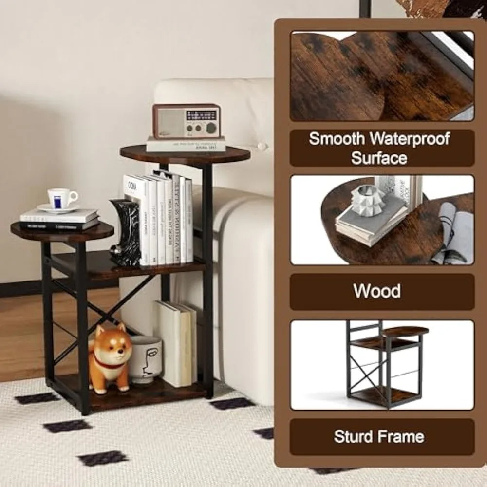 Small Bedside Table with Removable Cat Condo