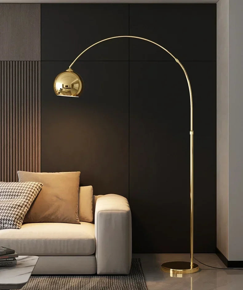 Danish Designer Fishing Floor Lamp Italian Light Luxury Living Room