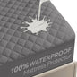 Waterproof Mattress Protector, Soft Breathable 3D Air Fabric Mattress Cover, Fit 8-21", Machine Washable